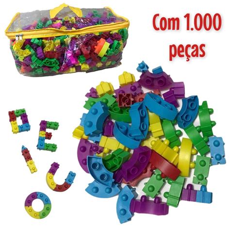 Blocos de montar Lego Monta Tudo 3D 1000 Peças 5 Modelos Diferentes