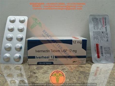 Iverheal Ivermectin Mg Tablets Ip At Rs Stripe Anti