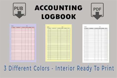 Accounting Ledger Logbook Graphic By Easy Cheap Pretty Design