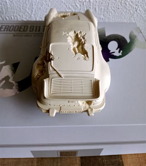 Eroded Porsche Turbo Figure By Daniel Arsham Charitystars