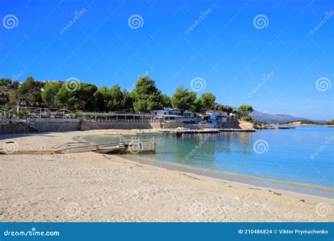 Beautiful Beach in Ksamil Resort Stock Photo - Image of summer, sunny: 210486824