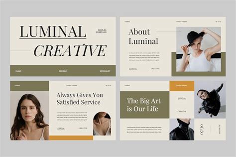 Creative Aesthetic Powerpoint - Design Template Place