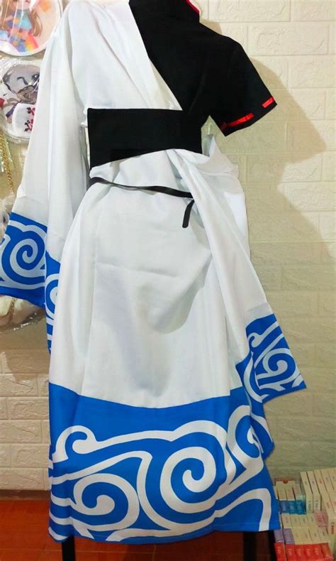 Gin gintama costume cosplay cos onhand, Men's Fashion, Activewear on Carousell