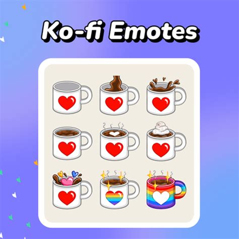 Ko Fi Mug Emotes By Eepie Ko Fi S Ko Fi Shop Ko Fi Where Creators