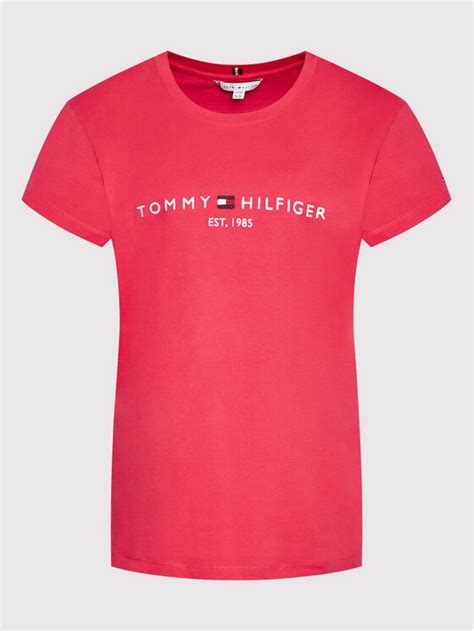 Tommy Hilfiger Curve T Shirt Ess Ww0ww29738 Růžová Regular Fit Modivo Cz