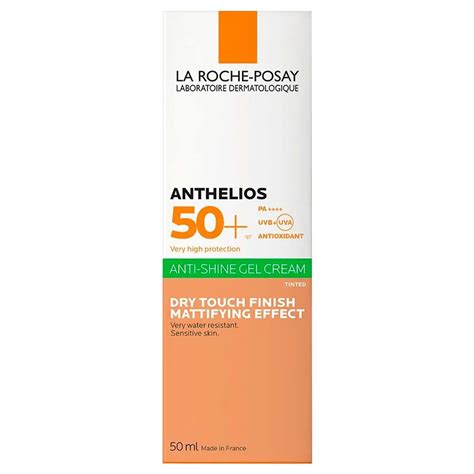 La Roche Posay Anthelios Xl Fps50 Gel Crema Toque Seco Color Antibrillo X 50ml Farmacia