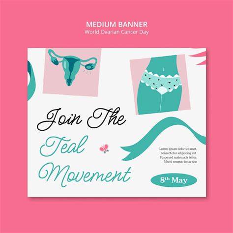 Free Psd World Ovarian Cancer Day Template Design