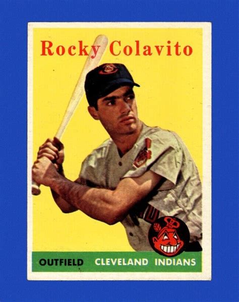 Topps Set Break Rocky Colavito Ex Exmint Gmcards Ebay