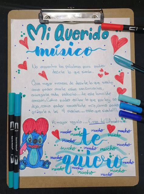 Carta Bonita Para Novio Cartas Bonitas Carta Creativas Cartas De Amor