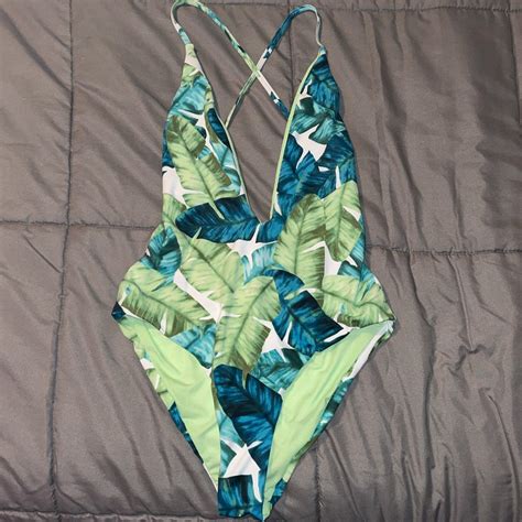 Fashion Nova Women S Multi Swimsuit One Piece Depop