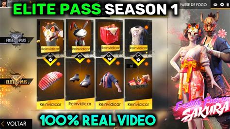 FREE FIRE SEASON 1 ELITE PASS FIRST ELITE PASS OF FREE FIRE