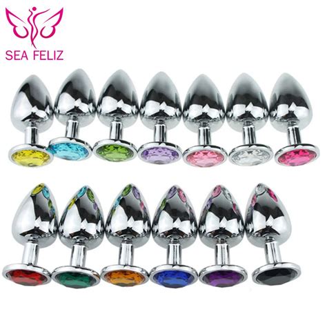 Seafeliz Anal Plug Wasserdichte Edelstahl Glatte Touch Anal Buttplug