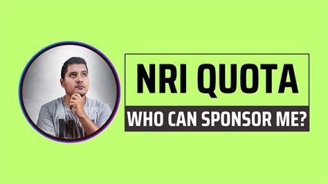 Get Sponsored For MBBS Admission NRI Quota YouTube