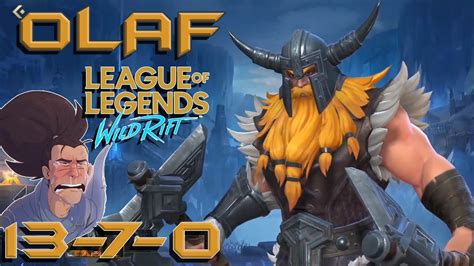 Wild Rift Olaf Gameplay Top Olaf Vs Yasuo Youtube