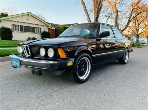 1980 Bmw 320i Sunroof Coupe Black Original Paint California Car