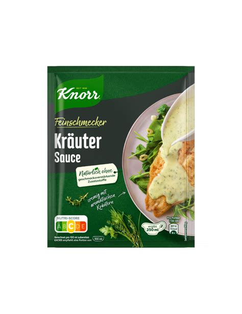 Knorr Feinschmecker Kr Uter Sauce F R Ml G