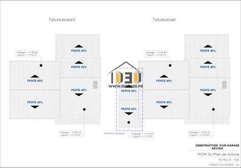 Plan de façade et toiture PCMI 05 ou DP4 par architecte en ligne