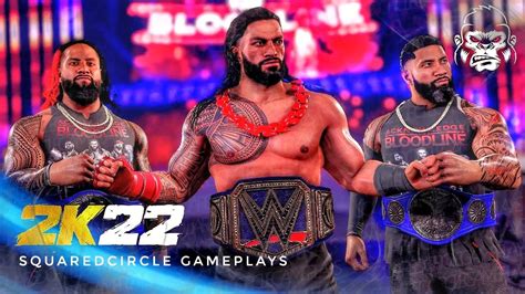 The Bloodline 2022 Entrance Graphics Pack W Call Name New WWE 2K22