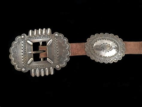 Early Navajo Concho Belt Ca 1910 1920 Morning Star Traders
