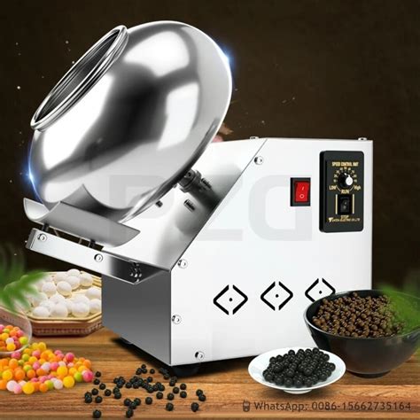 Multi Function Chocolate Almonds Nuts Coater Coating Pan Machine