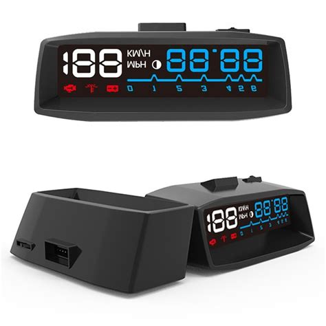 SHEROX A900 Car HUD Head Up Display With OBD2 EOBD Interface Plug