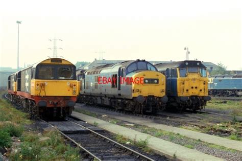 Photo Class 58 Diesel 58016 58012 37204 31311 And 47119 At Saltley On 12 10 85 Ebay