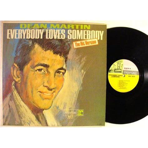 Everybody Loves Somebody The Hit Version Dean Martin Music Vinyl