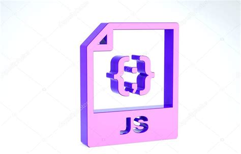 Documento De Archivo Js P Rpura Descargar Js Icono Del N Aislado