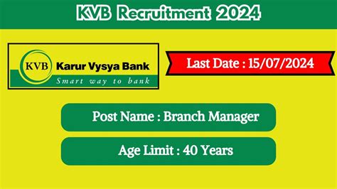 KVB Recruitment 2024 New Opportunity Out Check Vacancy Post