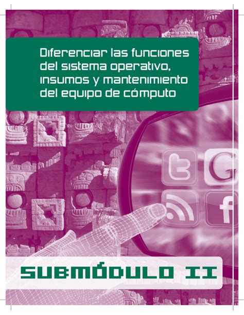 Diferenciar Las Funciones Del Sistema Operativo Insumos Y