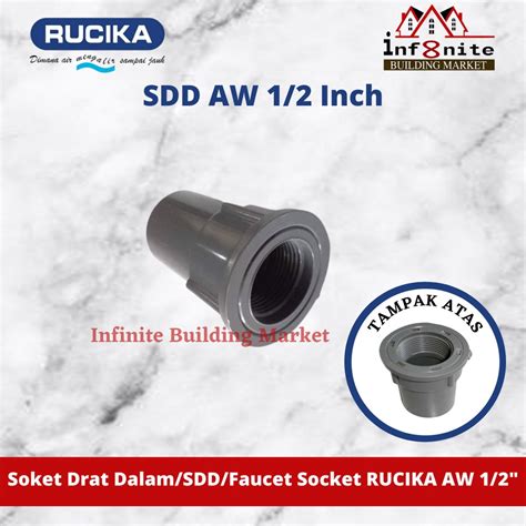 Jual Soket Drat Dalam Sdd Rucika Aw Faucet Socket Sambungan