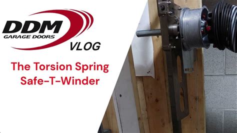 The Torsion Spring Safe T Winder Youtube