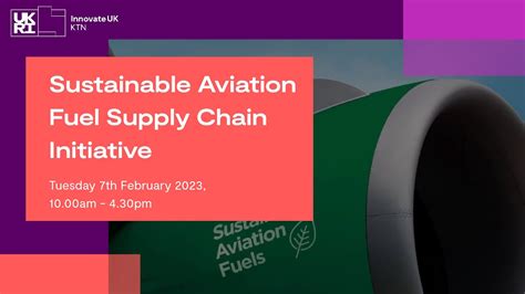 Sustainable Aviation Fuel Supply Chain Initiative Youtube