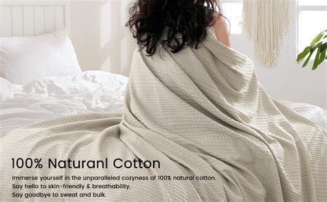 Amazon David S Home 100 Natural Cotton Cozy Waffle Weave Blanket