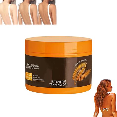 Luxury Intensive Tanning Gel Natural Tanning Accelerator Cream Gel With Coconut Oil And Vitamin