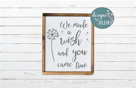 We Made A Wish And You Came True Grafik Von Designs By Jolein