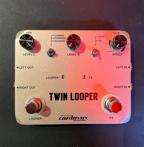 Cordovox Pedal Twin Looper Station