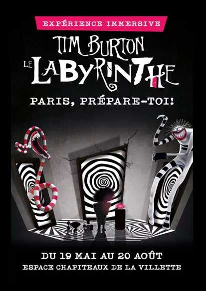 Expo Tim Burton Le Labyrinthe Au Parc De La Villette R Servation De