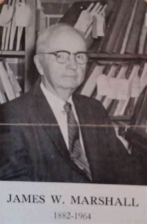 James Williams Marshall 1882 1964 — Log College Press