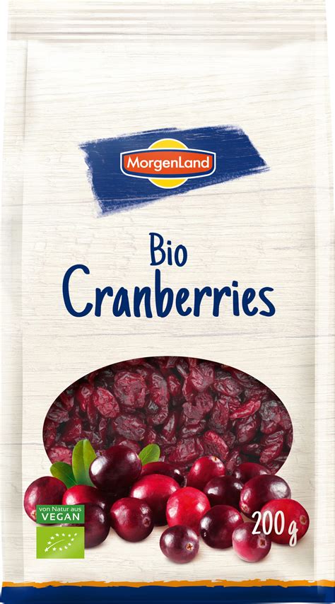 MorgenLand Bio Cranberries 8 X 200g Online Kaufen