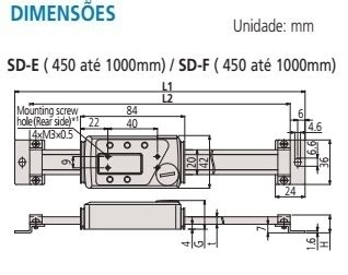 Escala Digimatic ABSOLUTE SD 24 E 0 600MM 0 24 572 475 Escala