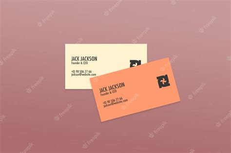 Premium Psd Business Card Mockup