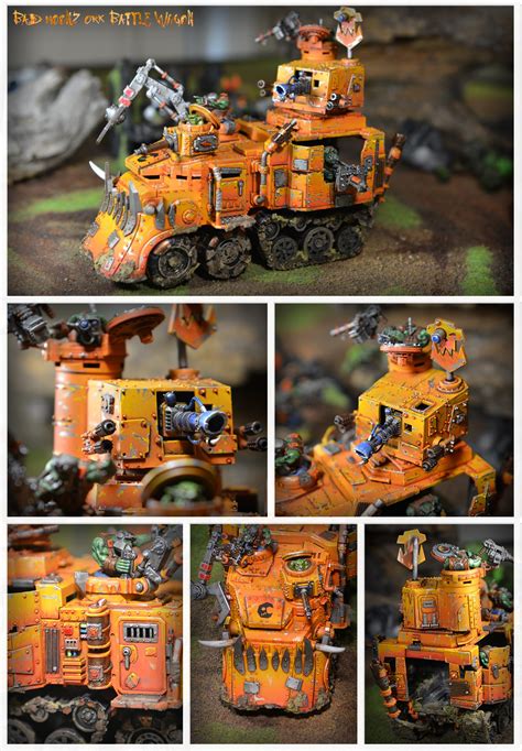 Coolminiornot Bad Moonz Ork Battle Wagon By Matt Isonic