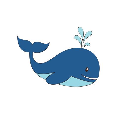 Whale vector cartoon illustration - freepng