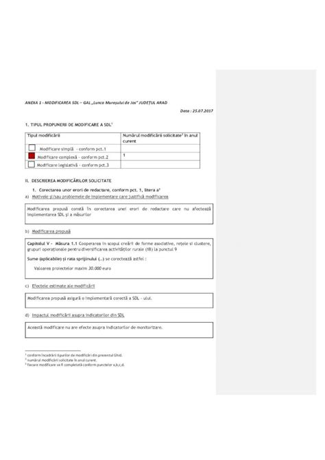 Pdf Anexa Modificarea Sdl Gal Lunca Mure Ului De