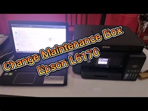 How To Change Maintenance Box Printer Epson L Youtube