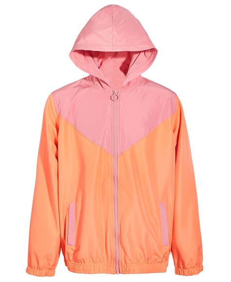 Id Ideology Big Girls Front Zip Windbreaker Created For Macys Macys