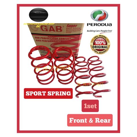 ORIGINAL GAB SPRING SPORT LOWER PERODUA AXIA BEZZA ALZA MYVI VIVA