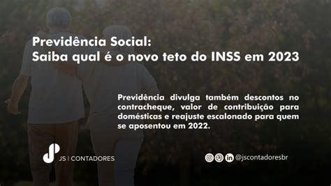 Previd Ncia Social Saiba Qual O Novo Teto Do Inss Em Js