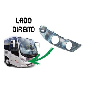 Moldura Caixa Farol Nibus Comil Campione Gold Versatile Ld Stop Bus